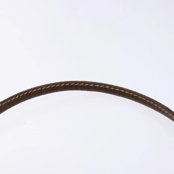 GUCCI GG Supreme Web Sherry Line Bag PVC Beige Gold 007 754 6112 40 Auth 139459 - Picture 9 of 16